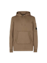 C.P. Company Brown Garment-Dyed Hoodie