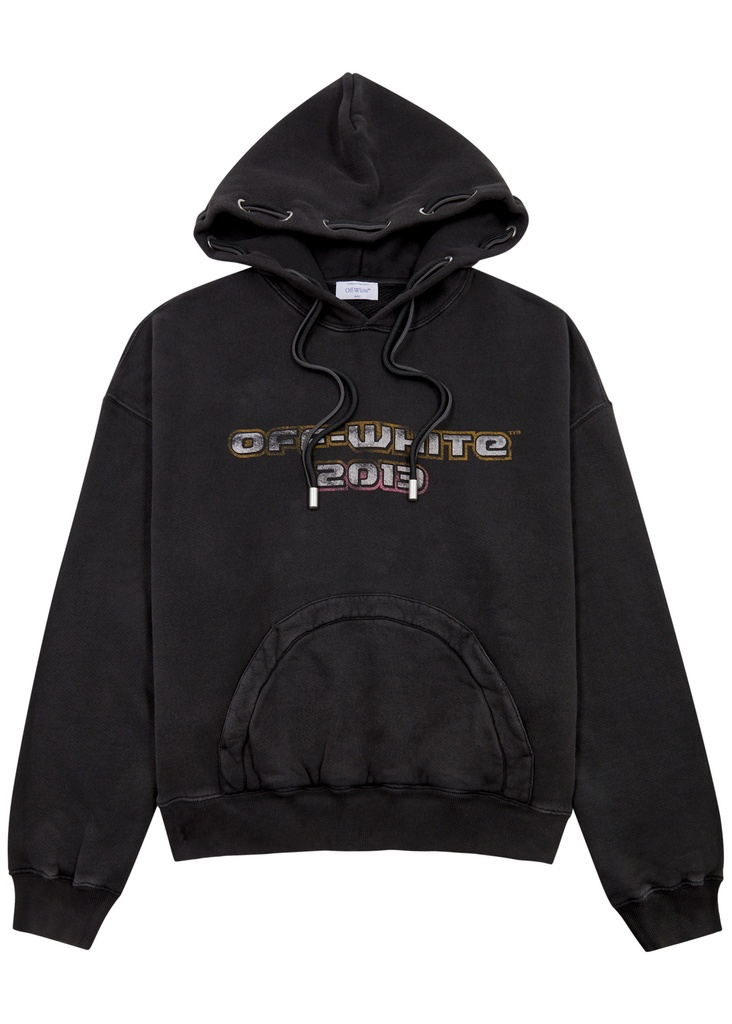 Off-White "Digit Bacchus" Felpa zwart