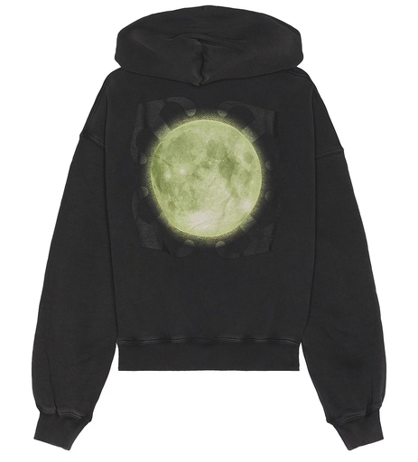 Off-White "Super moon" Felpa zwart